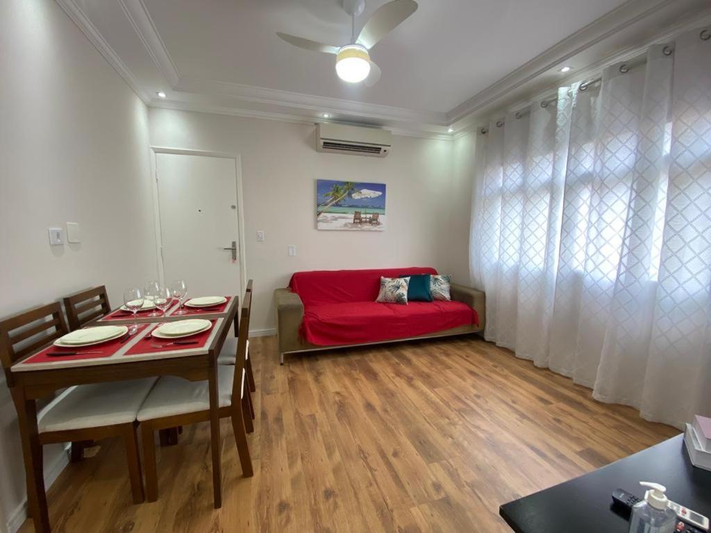 Ap 600M Da Praia Enseada, Ar, Wifi, Filtro, Secador 과루자 외부 사진